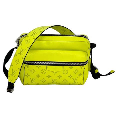 lv outdoor messenger bag yellow|LOUIS VUITTON Taiga Outdoor Messenger Yellow Bag .